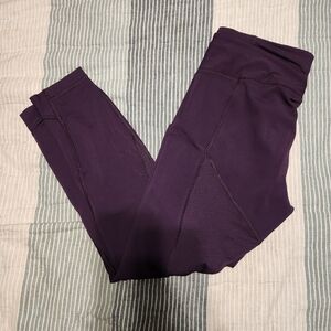 Lululemon Purple 7/8 Leggings 8